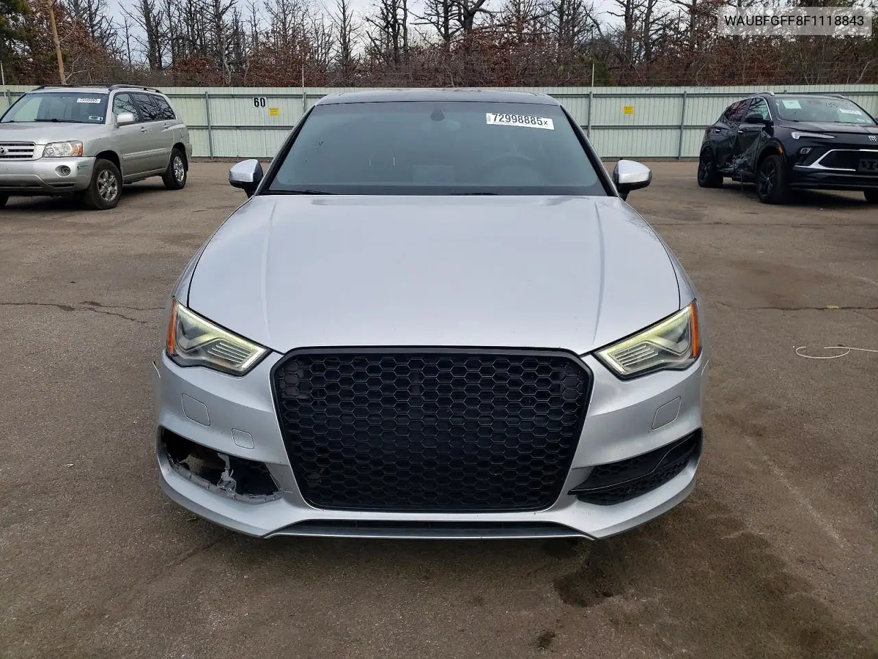 2015 Audi S3 Premium Plus VIN: WAUBFGFF8F1118843 Lot: 54447576