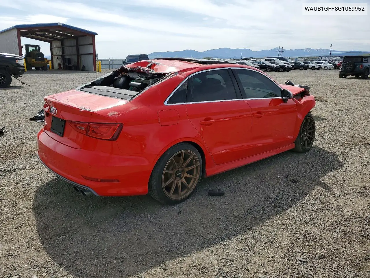 2016 Audi S3 Premium Plus VIN: WAUB1GFF8G1069952 Lot: 47732346