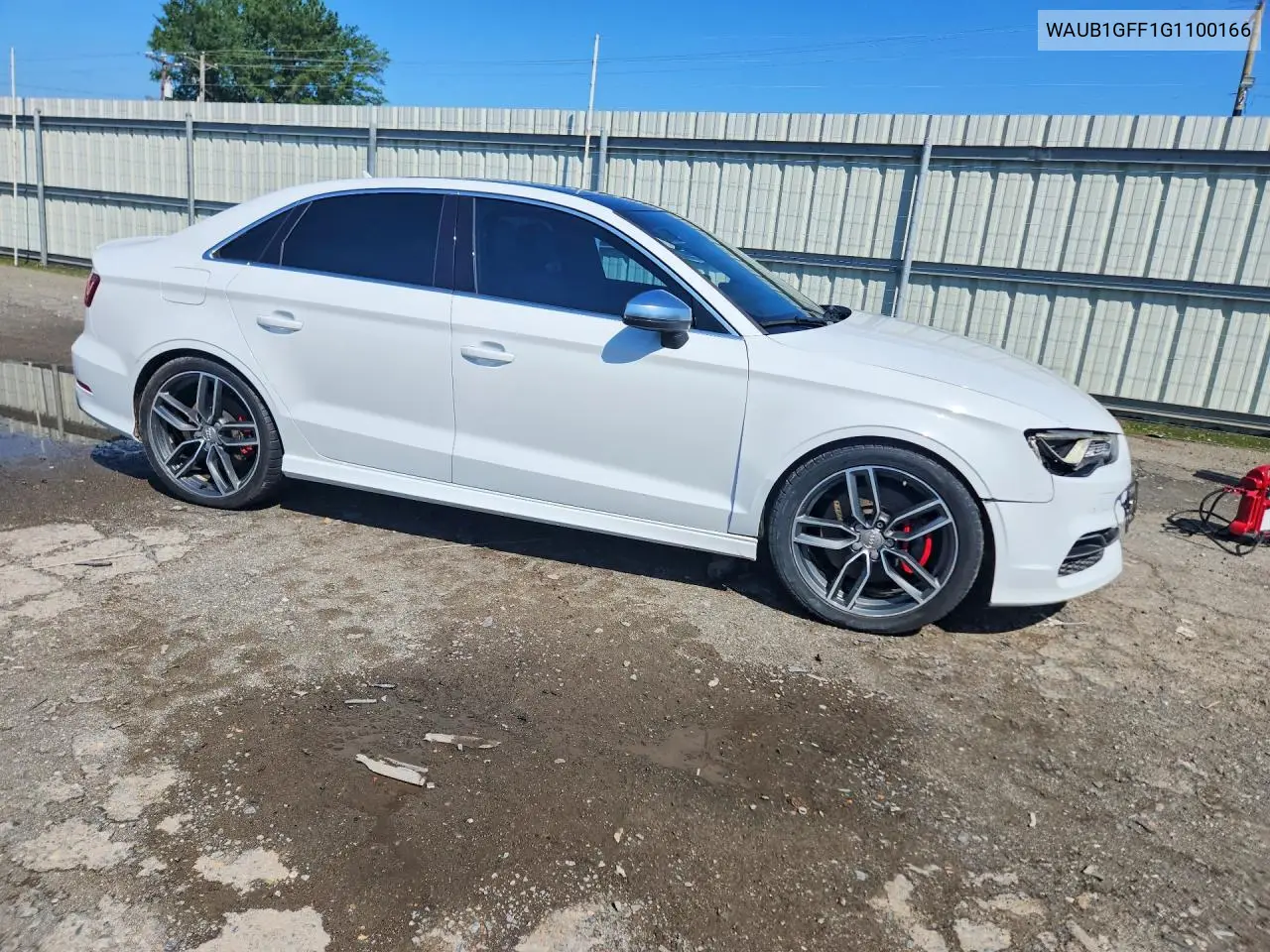 2016 Audi S3 Premium Plus VIN: WAUB1GFF1G1100166 Lot: 54897046