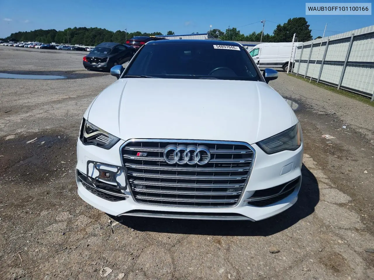2016 Audi S3 Premium Plus VIN: WAUB1GFF1G1100166 Lot: 54897046