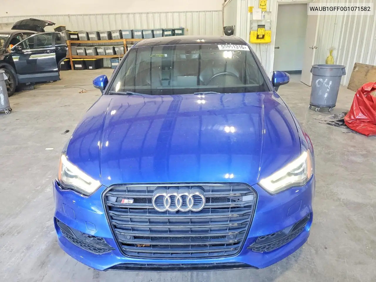 2016 Audi S3 Premium Plus VIN: WAUB1GFF0G1071582 Lot: 55951316