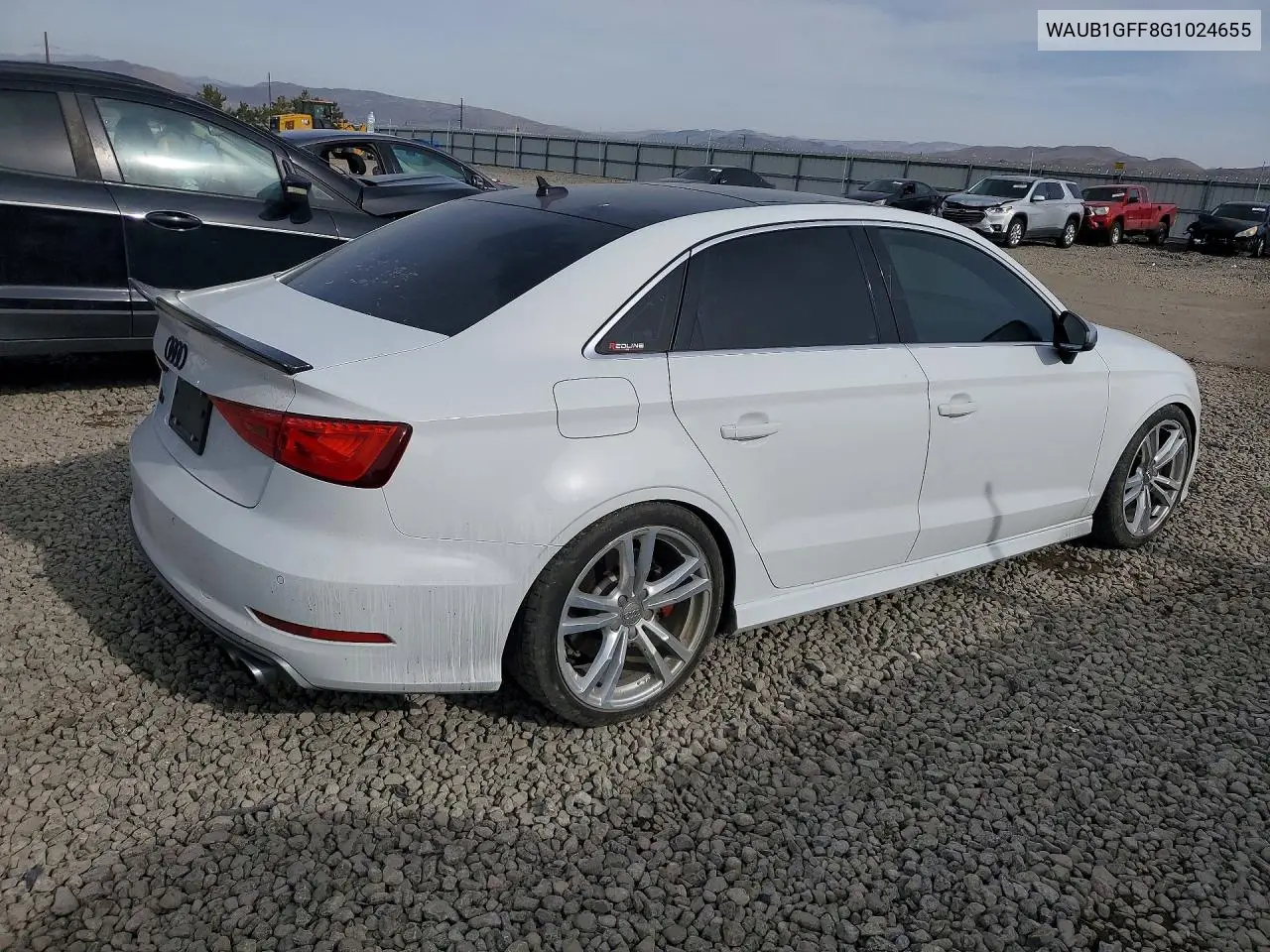 2016 Audi S3 Premium Plus VIN: WAUB1GFF8G1024655 Lot: 75004725