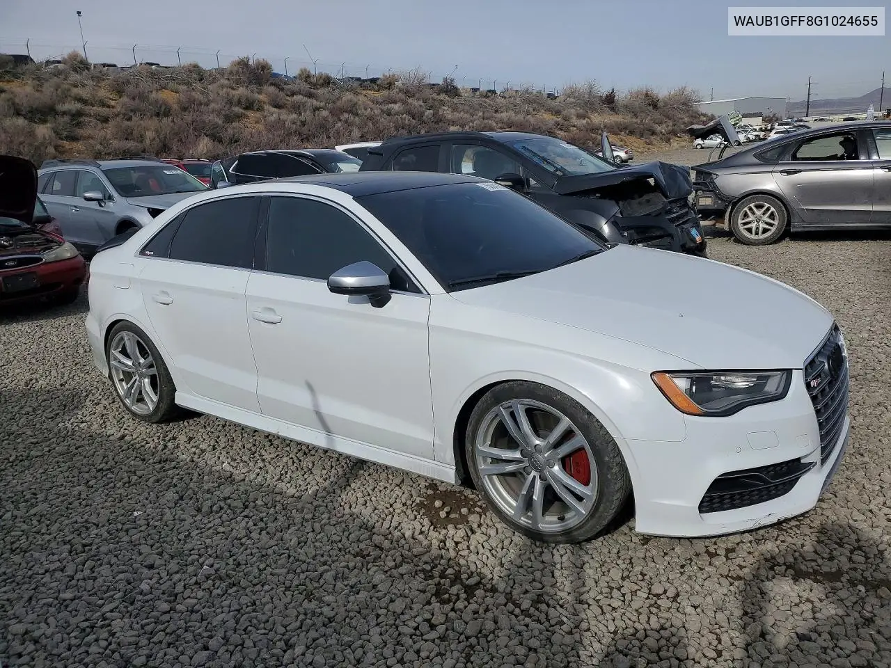 2016 Audi S3 Premium Plus VIN: WAUB1GFF8G1024655 Lot: 75004725