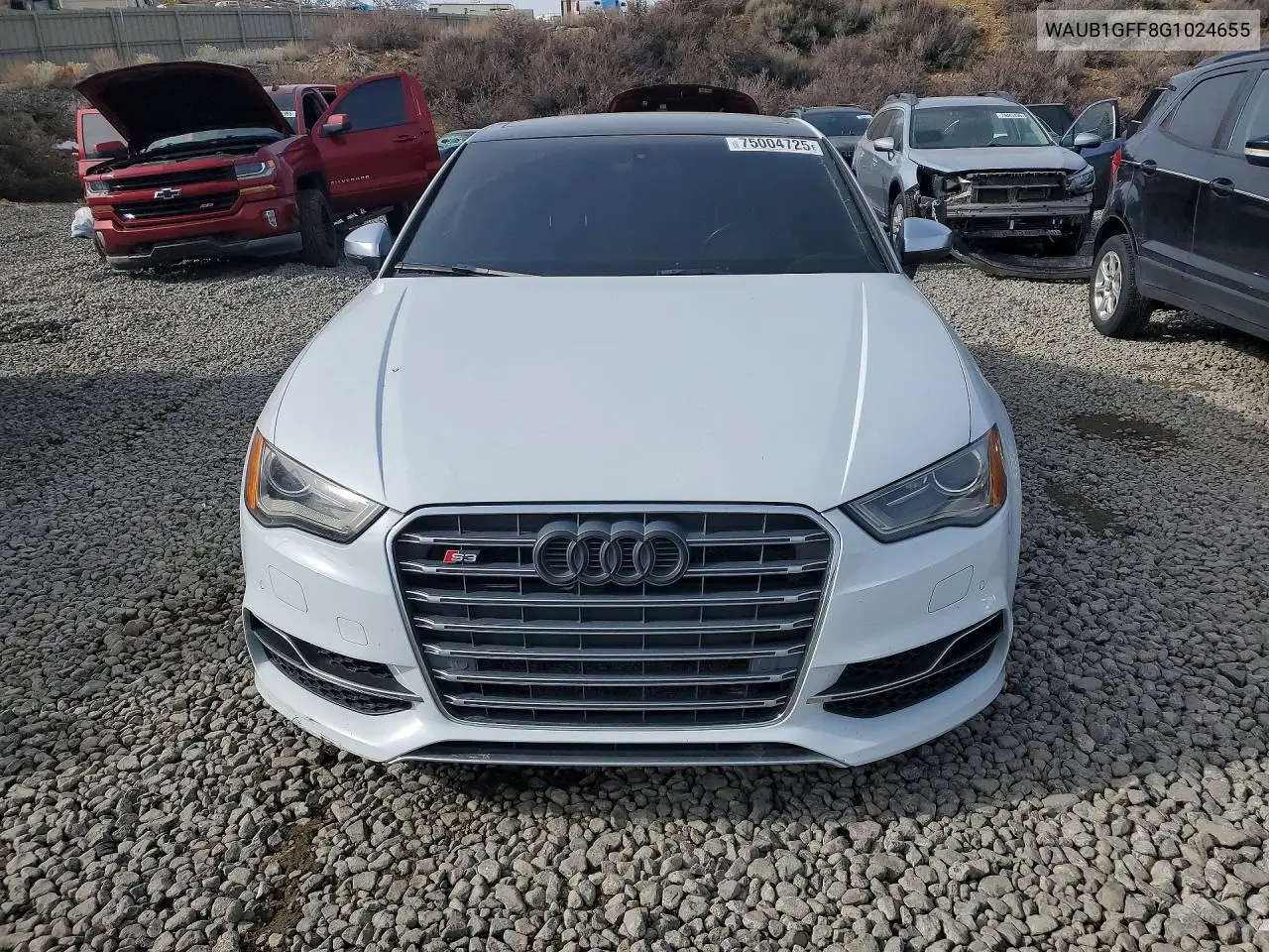 2016 Audi S3 Premium Plus VIN: WAUB1GFF8G1024655 Lot: 75004725
