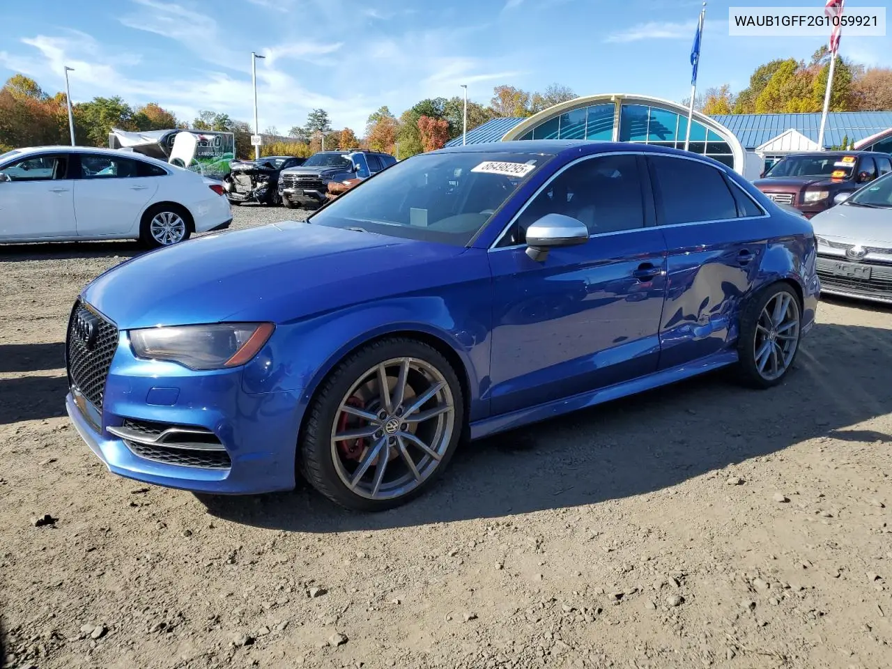 2016 Audi S3 Premium Plus VIN: WAUB1GFF2G1059921 Lot: 86498295