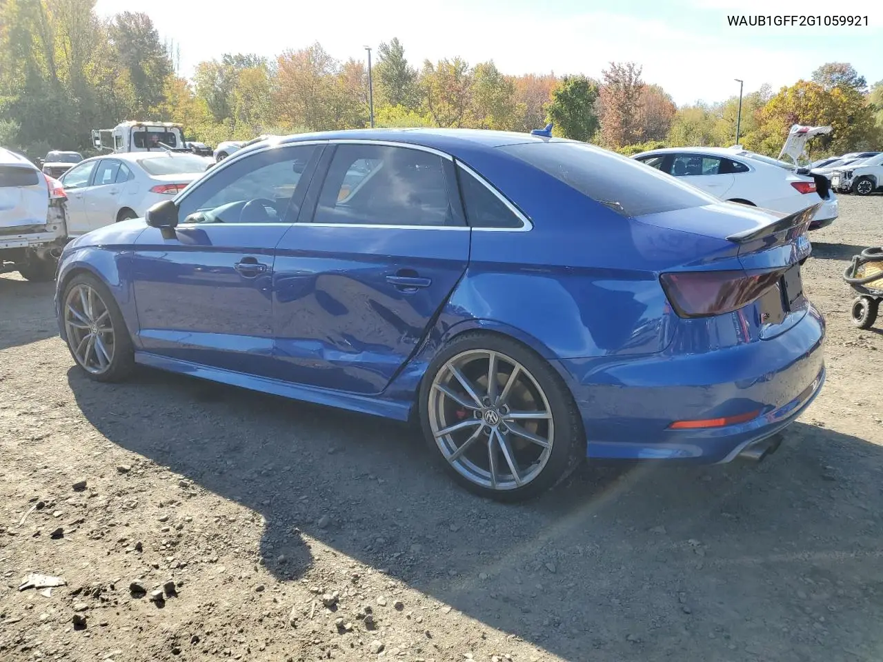 2016 Audi S3 Premium Plus VIN: WAUB1GFF2G1059921 Lot: 86498295