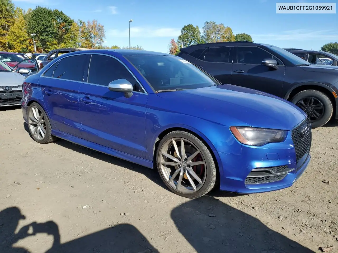 2016 Audi S3 Premium Plus VIN: WAUB1GFF2G1059921 Lot: 86498295