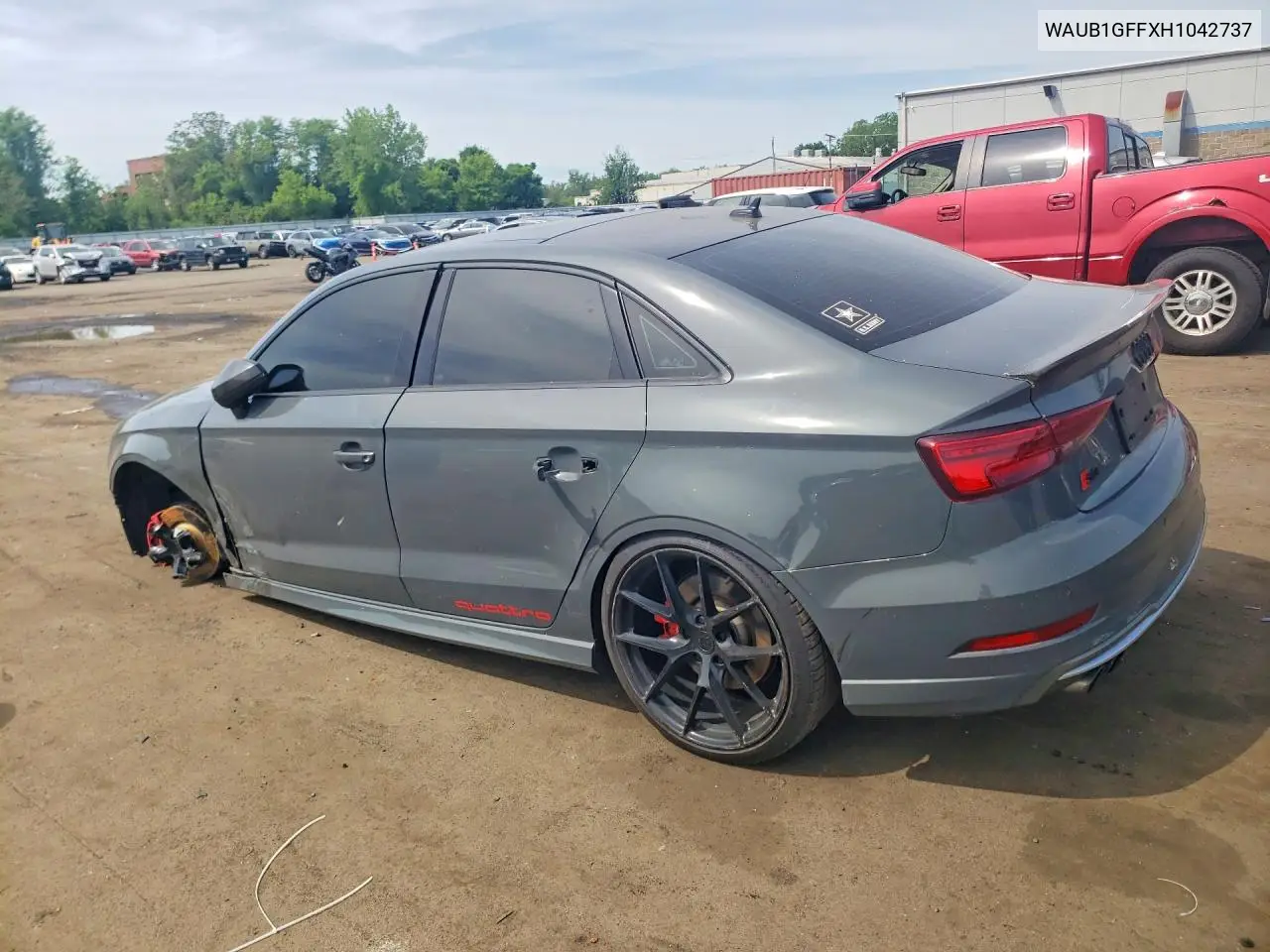 2017 Audi S3 Premium Plus VIN: WAUB1GFFXH1042737 Lot: 53914166