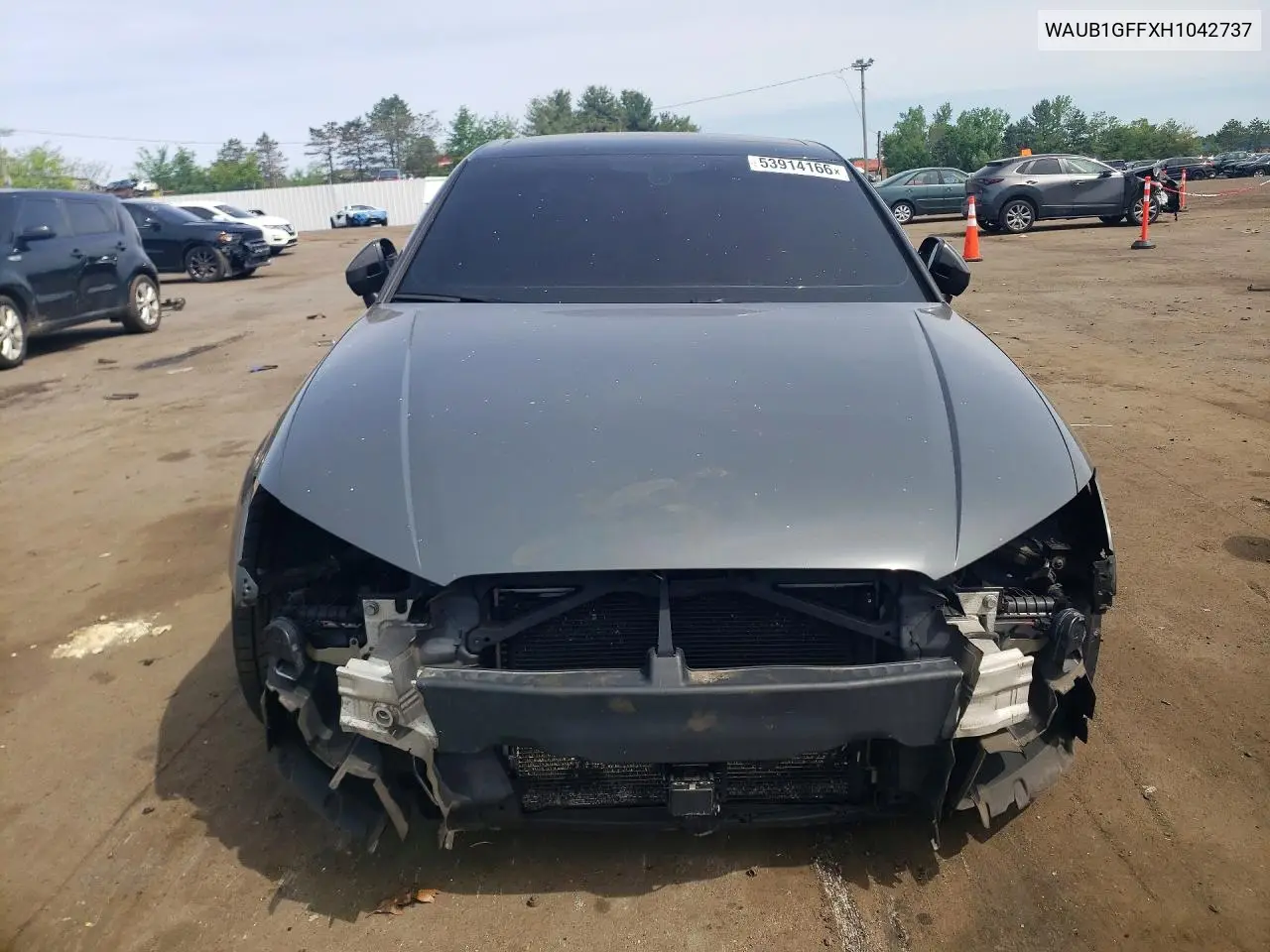 2017 Audi S3 Premium Plus VIN: WAUB1GFFXH1042737 Lot: 53914166