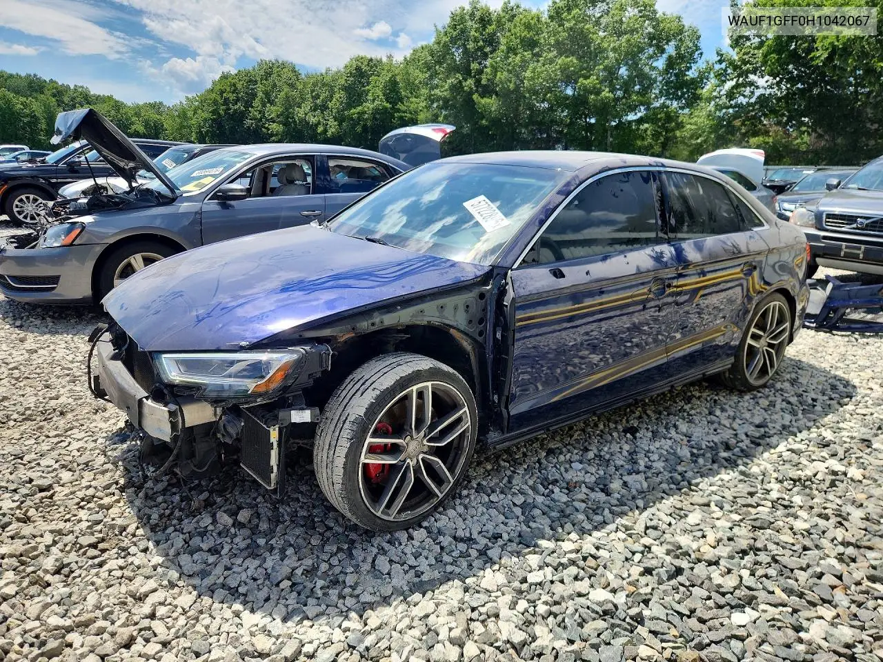 2017 Audi S3 Prestige VIN: WAUF1GFF0H1042067 Lot: 57722896