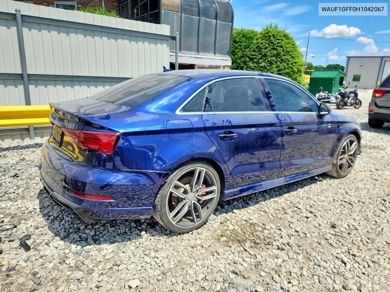 2017 Audi S3 Prestige VIN: WAUF1GFF0H1042067 Lot: 57722896