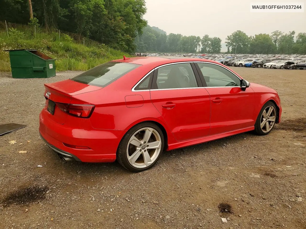 2017 Audi S3 Premium Plus VIN: WAUB1GFF6H1037244 Lot: 60753716