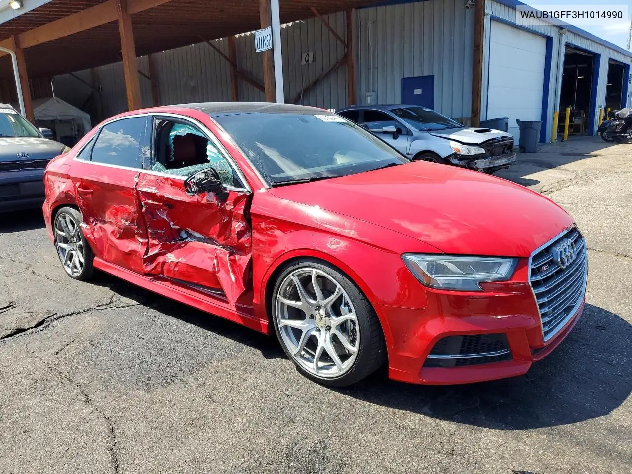 2017 Audi S3 Premium Plus VIN: WAUB1GFF3H1014990 Lot: 60880446