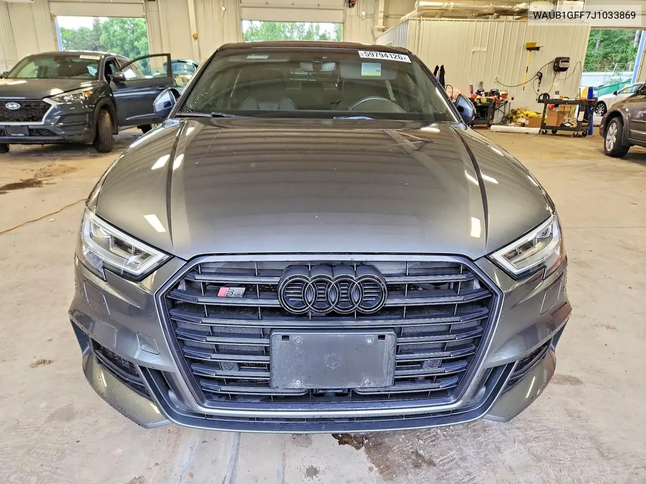 2018 Audi S3 Premium Plus VIN: WAUB1GFF7J1033869 Lot: 59794126