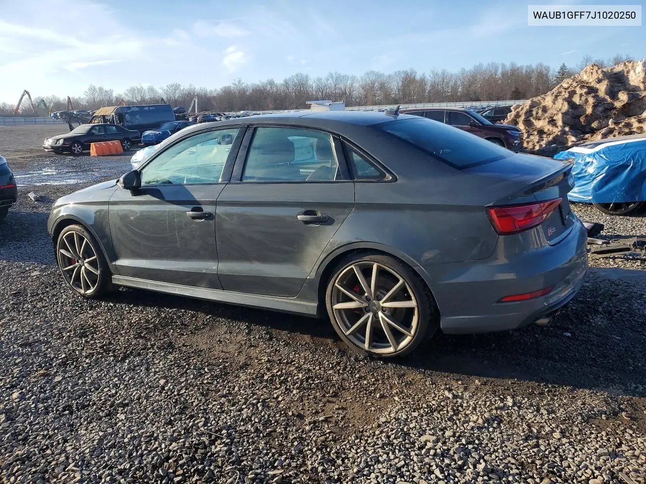 2018 Audi S3 Premium Plus VIN: WAUB1GFF7J1020250 Lot: 77151805