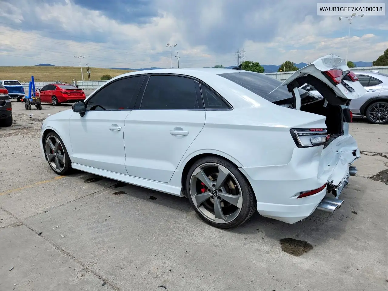 2019 Audi S3 Premium Plus VIN: WAUB1GFF7KA100018 Lot: 57923816