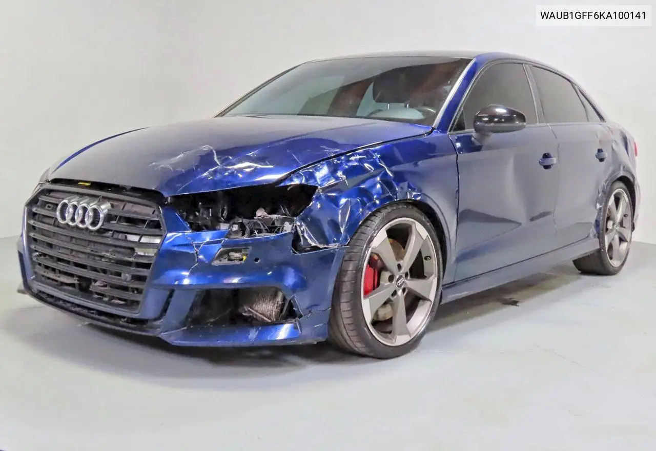 2019 Audi S3 Premium Plus VIN: WAUB1GFF6KA100141 Lot: 58999776