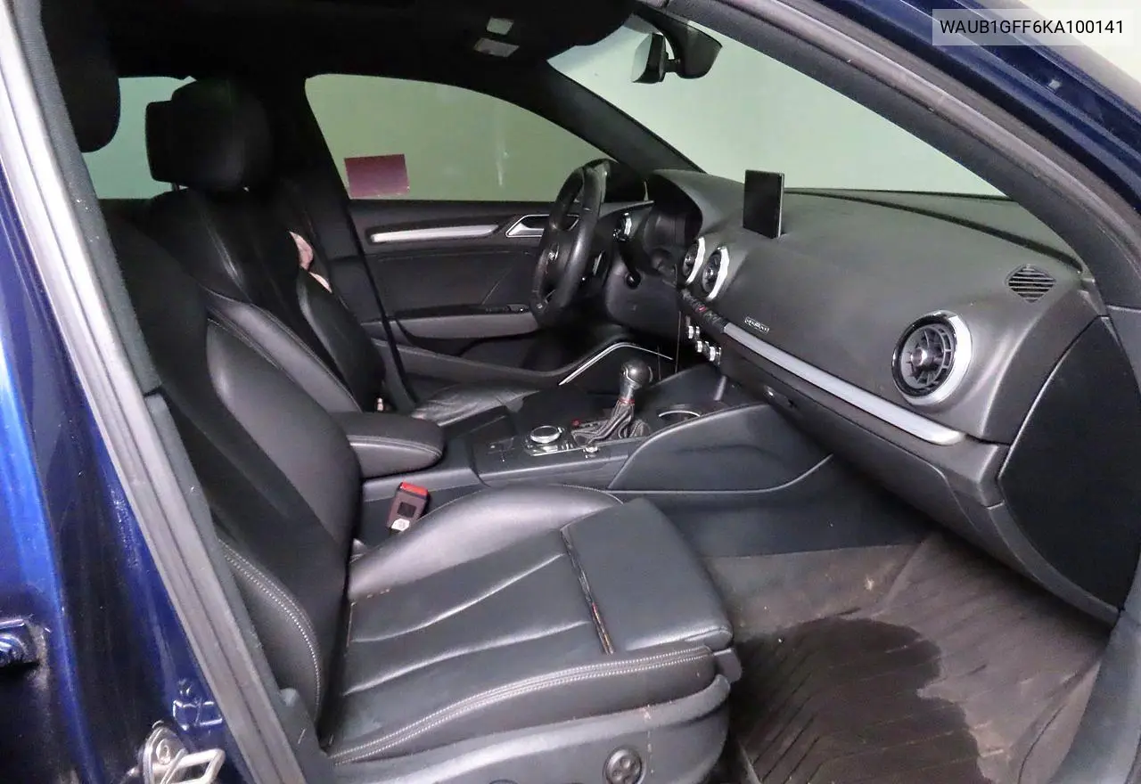 2019 Audi S3 Premium Plus VIN: WAUB1GFF6KA100141 Lot: 58999776