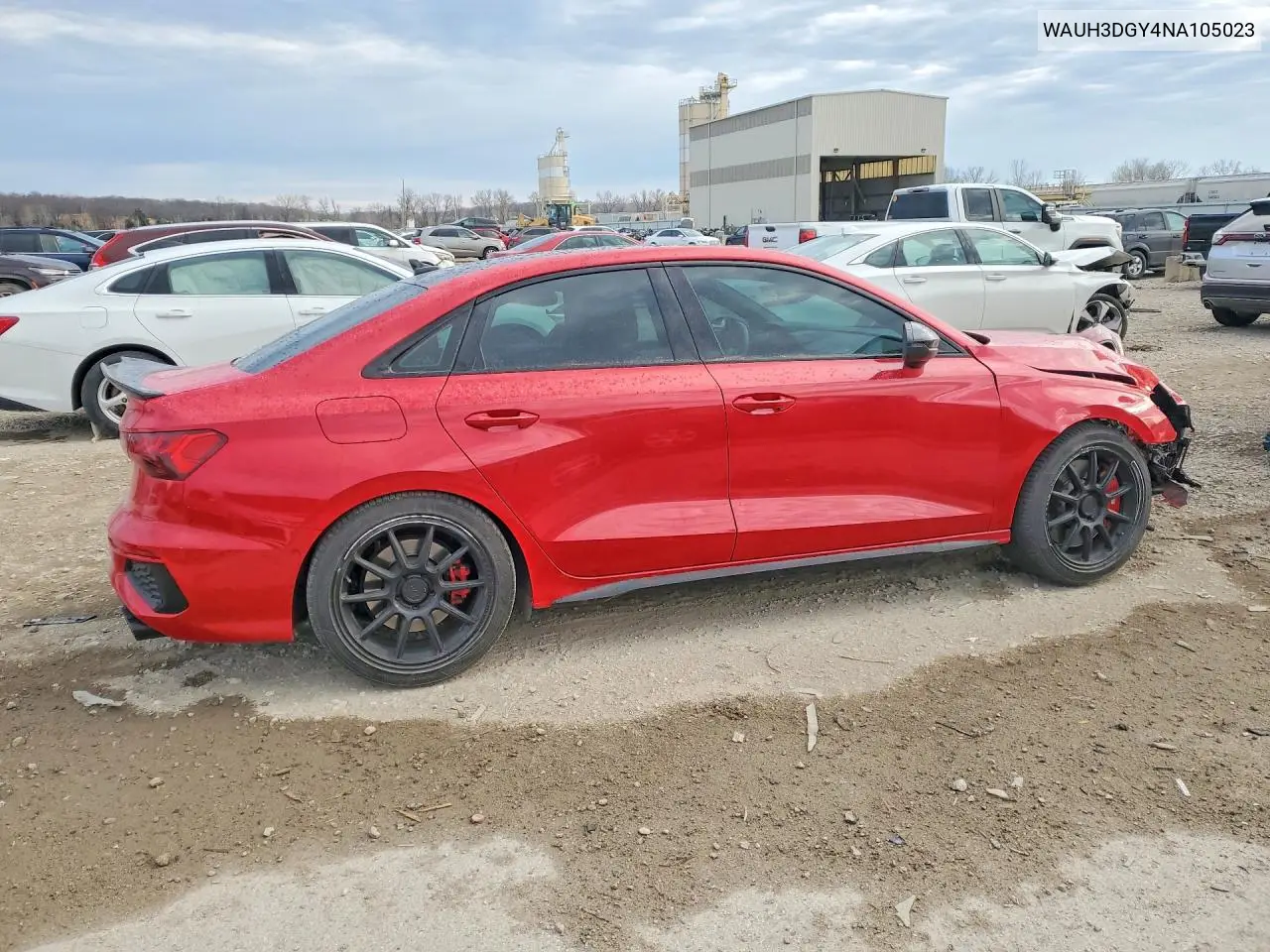 2022 Audi S3 Premium Plus VIN: WAUH3DGY4NA105023 Lot: 47871846