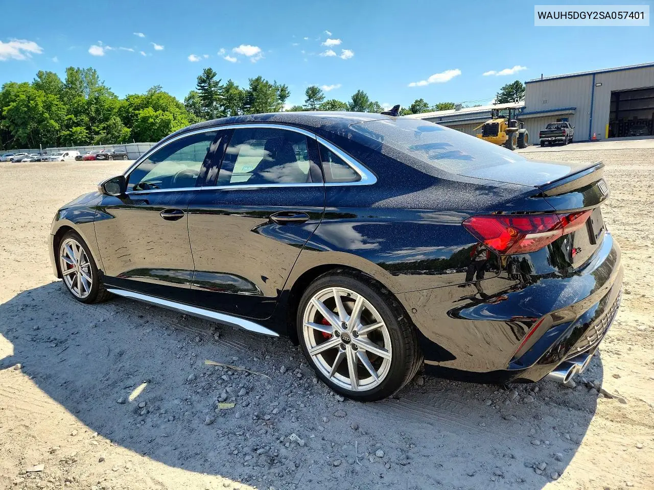 2022 Audi S3 Premium Plus VIN: WAUH5DGY2SA057401 Lot: 58431096