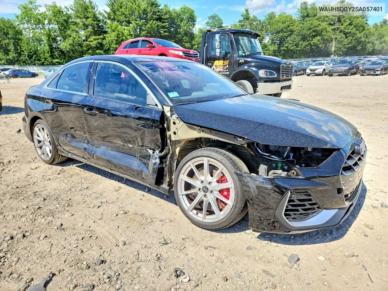 2022 Audi S3 Premium Plus VIN: WAUH5DGY2SA057401 Lot: 58431096