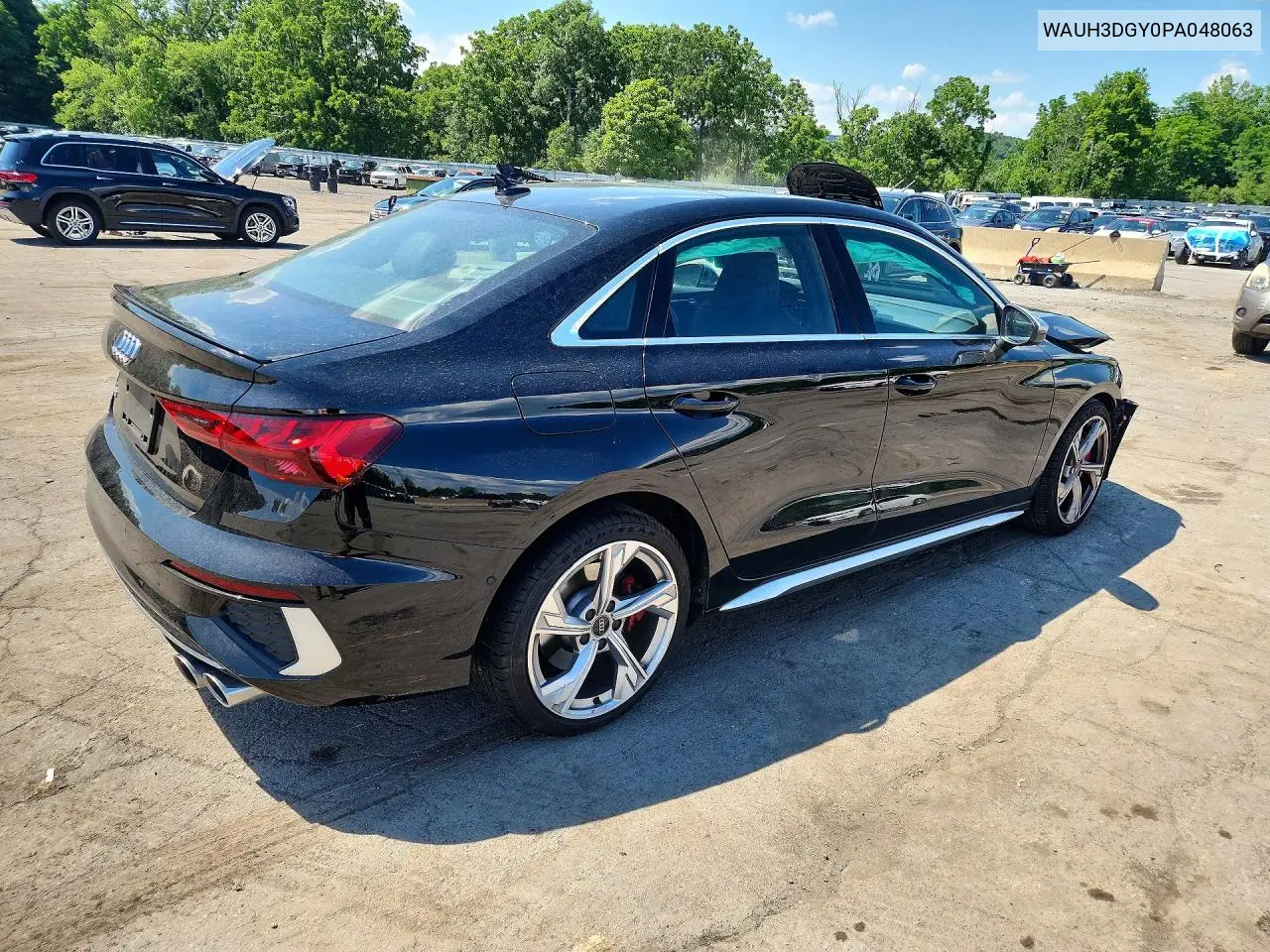 2023 Audi S3 Premium Plus VIN: WAUH3DGY0PA048063 Lot: 59019416