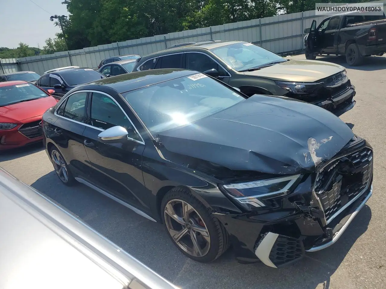 2023 Audi S3 Premium Plus VIN: WAUH3DGY0PA048063 Lot: 59019416