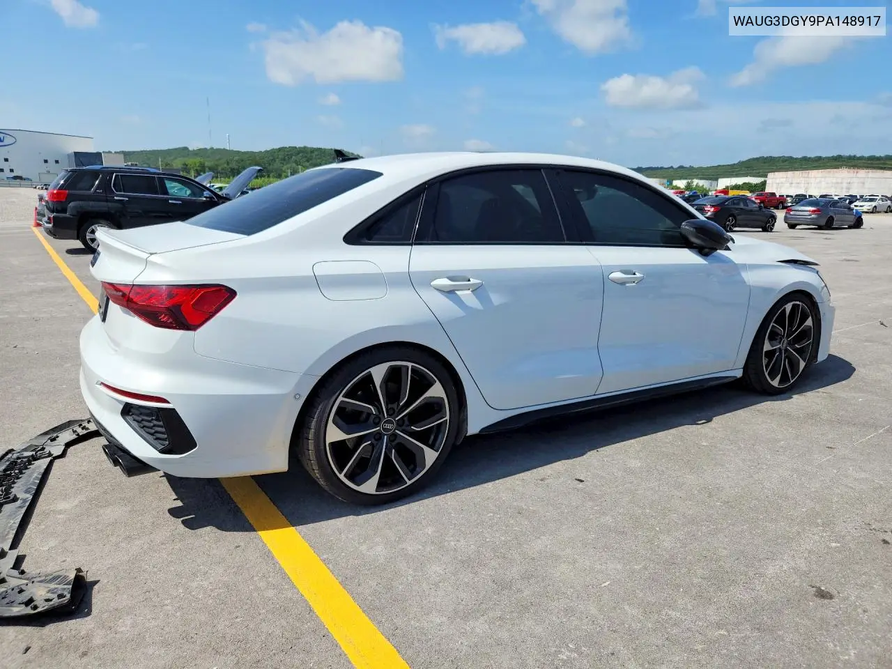 2023 Audi S3 Premium VIN: WAUG3DGY9PA148917 Lot: 59076856