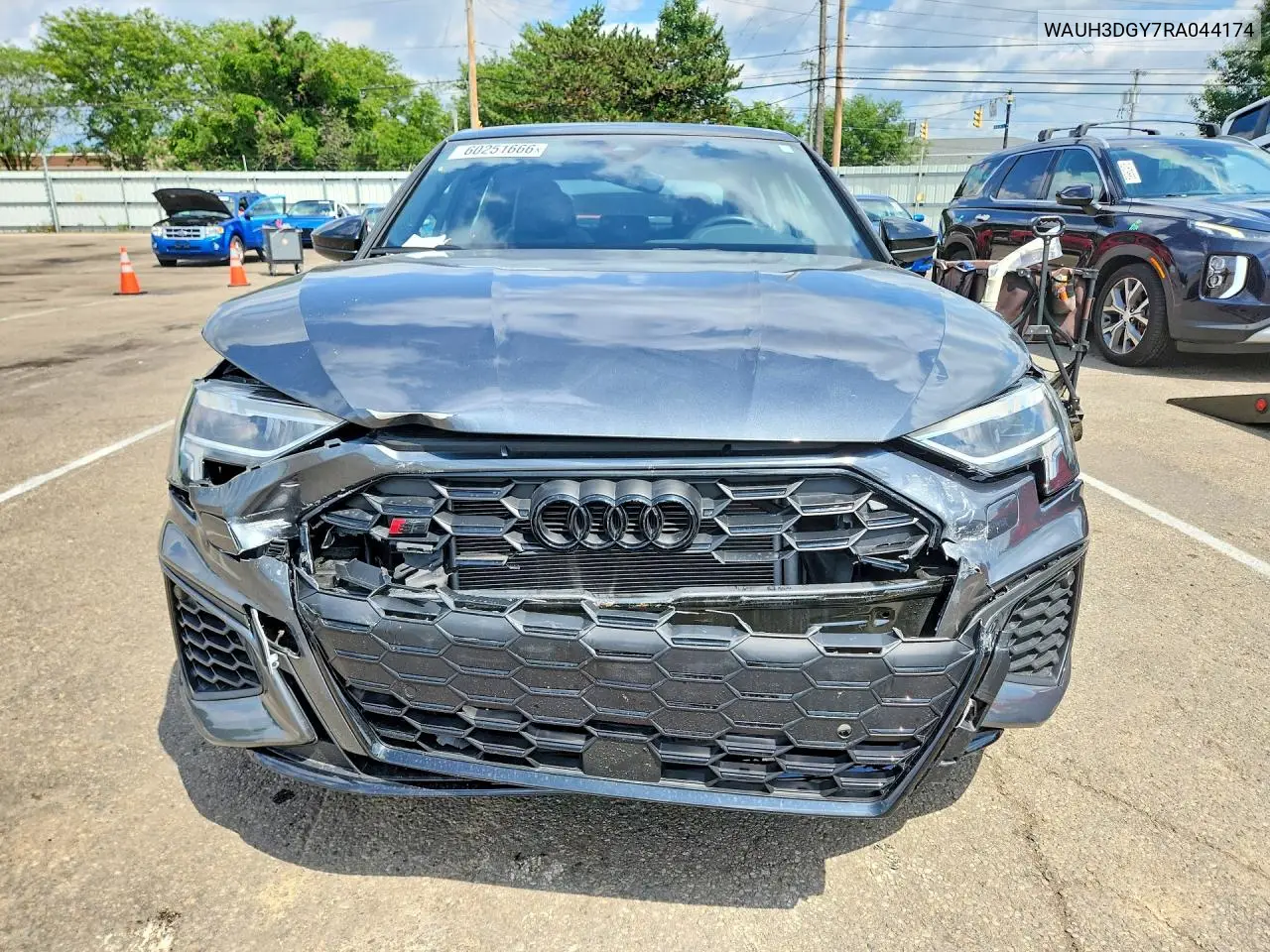 2024 Audi S3 Premium Plus VIN: WAUH3DGY7RA044174 Lot: 60251666