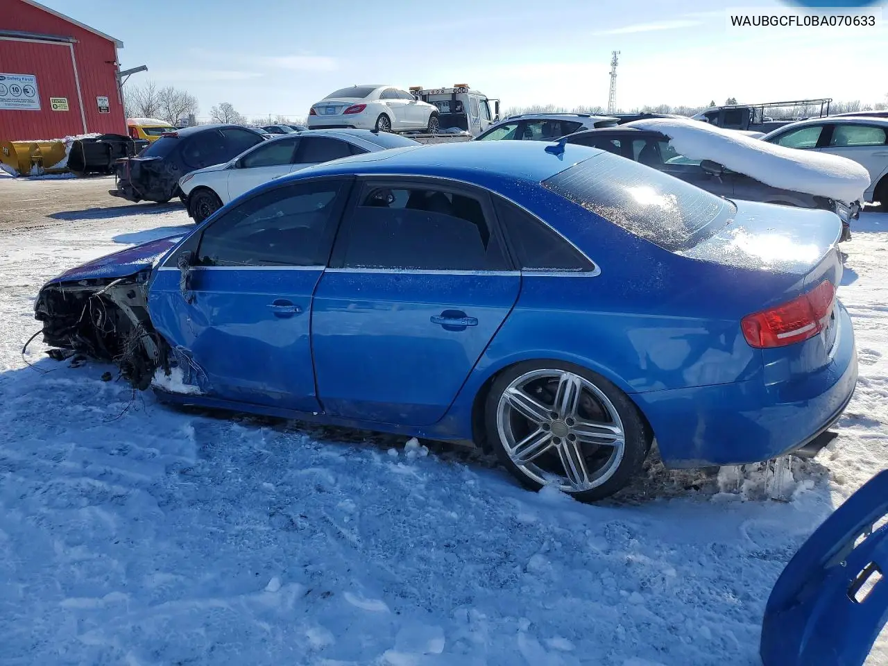2011 Audi S4 Premium Plus VIN: WAUBGCFL0BA070633 Lot: 75768935
