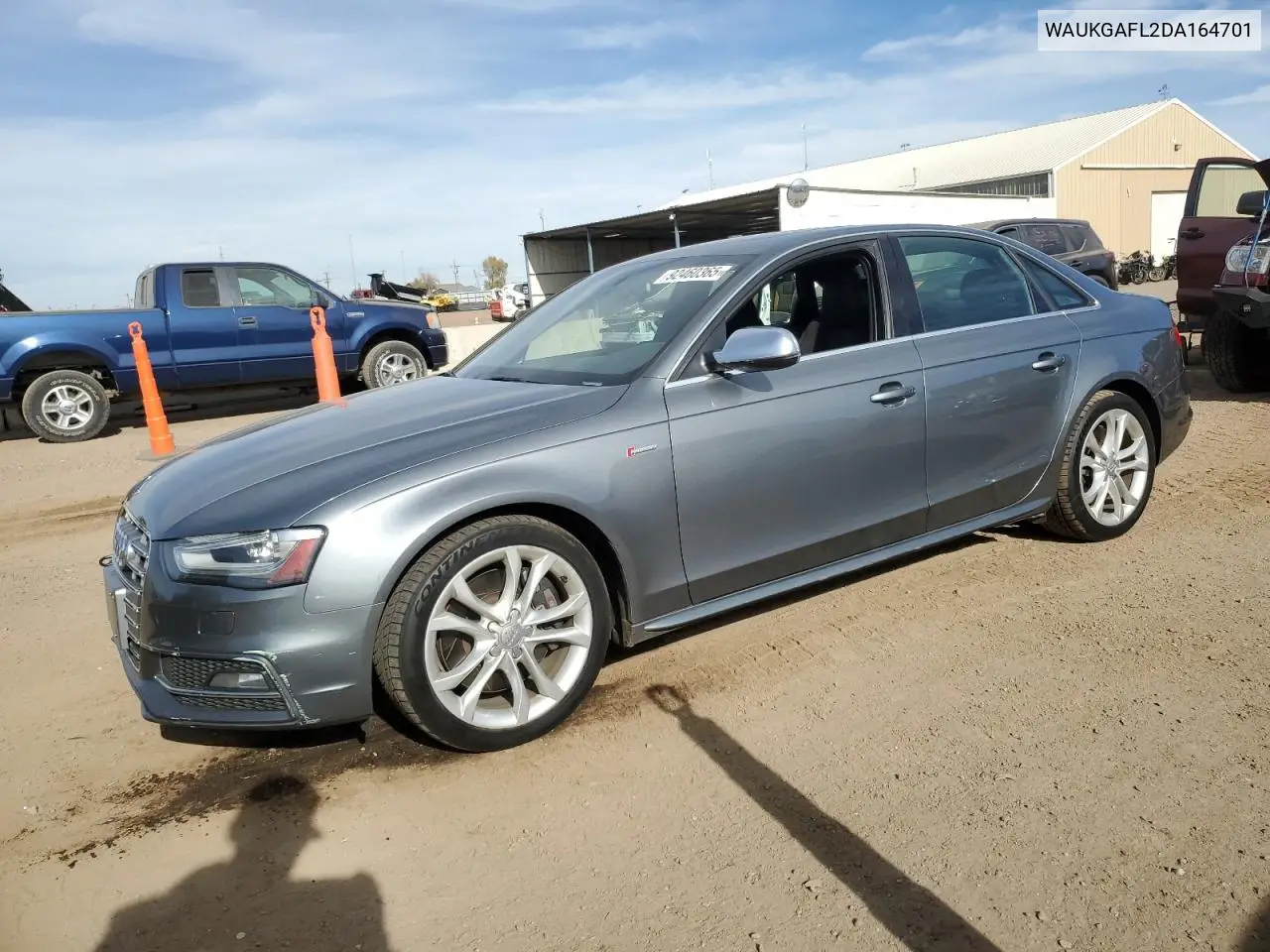 2013 Audi S4 VIN: WAUKGAFL2DA164701 Lot: 92460365