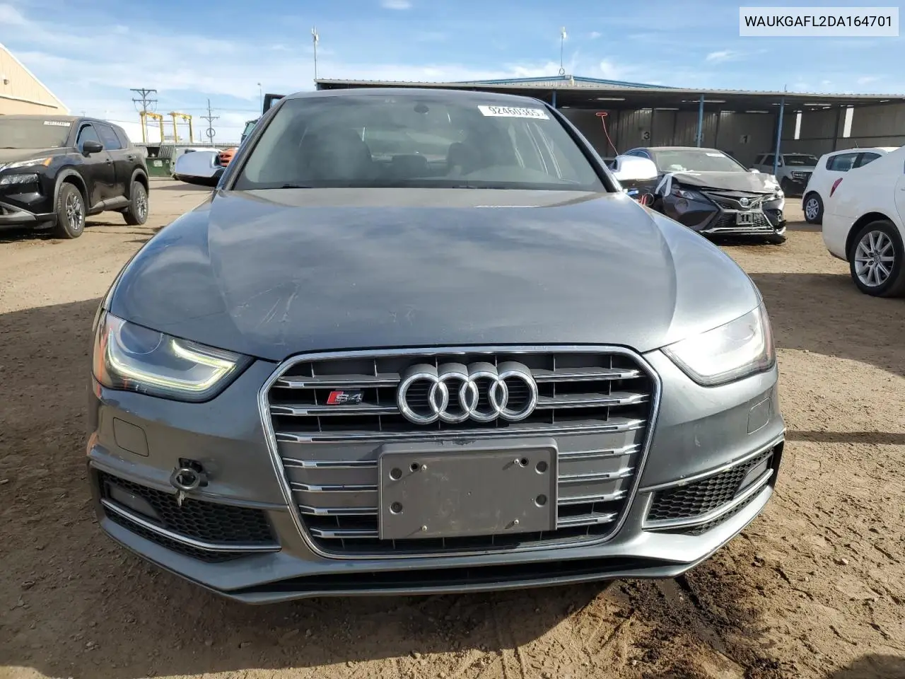 2013 Audi S4 VIN: WAUKGAFL2DA164701 Lot: 92460365