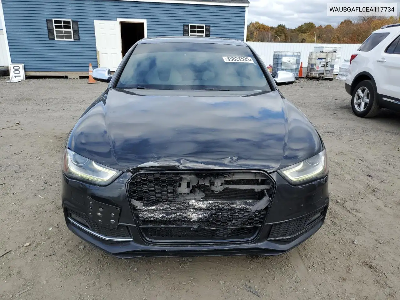 2014 Audi S4 Premium Plus VIN: WAUBGAFL0EA117734 Lot: 89828595