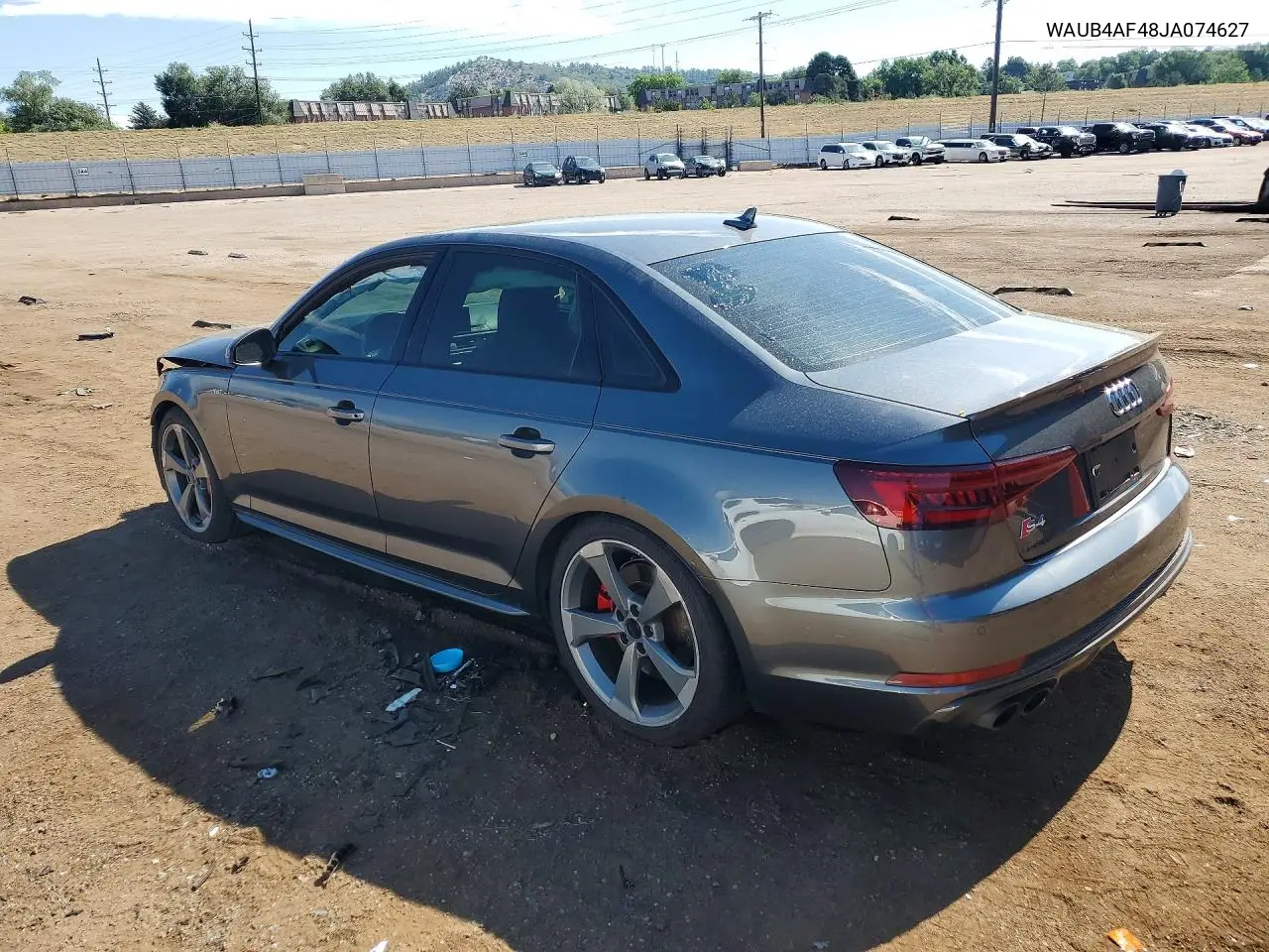 2018 Audi S4 Premium Plus VIN: WAUB4AF48JA074627 Lot: 60184336