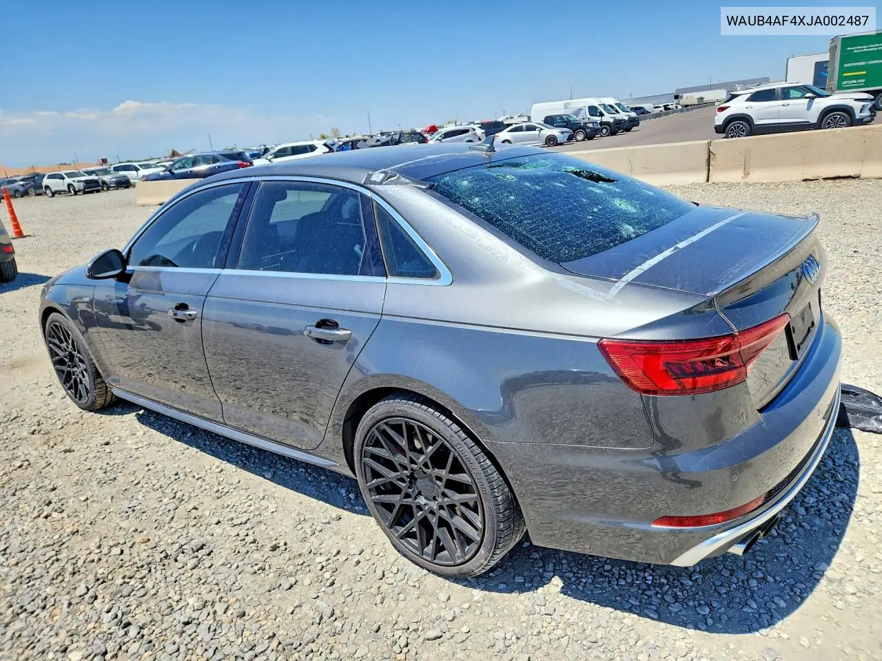 2018 Audi S4 Premium Plus VIN: WAUB4AF4XJA002487 Lot: 60420116