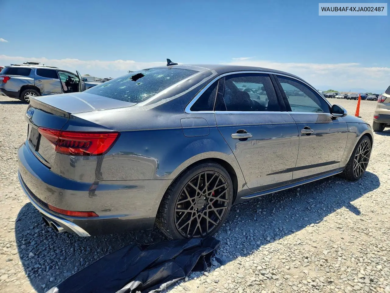 2018 Audi S4 Premium Plus VIN: WAUB4AF4XJA002487 Lot: 60420116