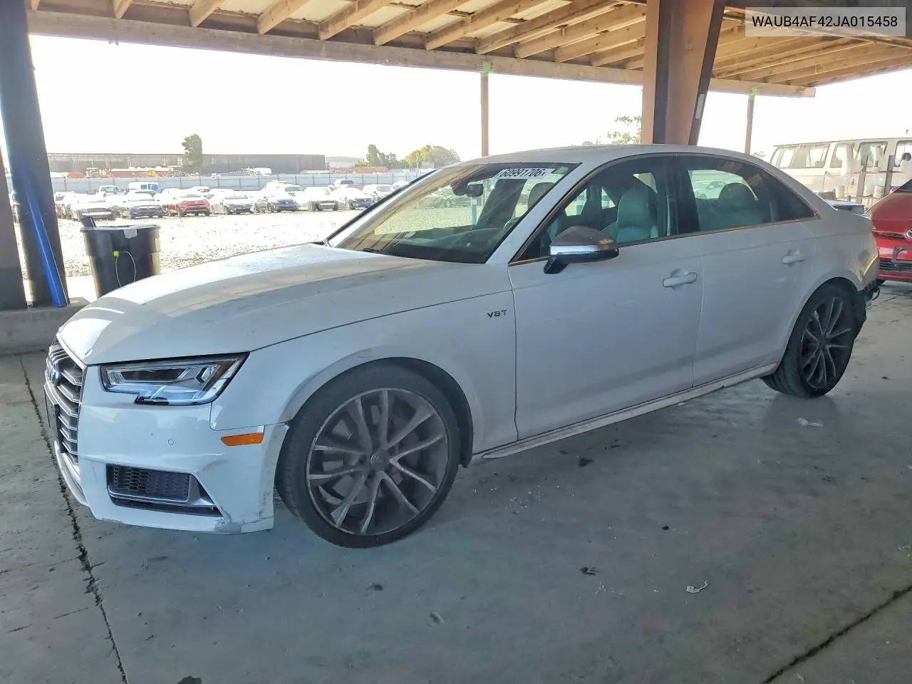 2018 Audi S4 Premium Plus VIN: WAUB4AF42JA015458 Lot: 60991706