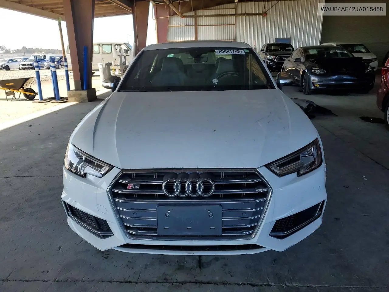 2018 Audi S4 Premium Plus VIN: WAUB4AF42JA015458 Lot: 60991706