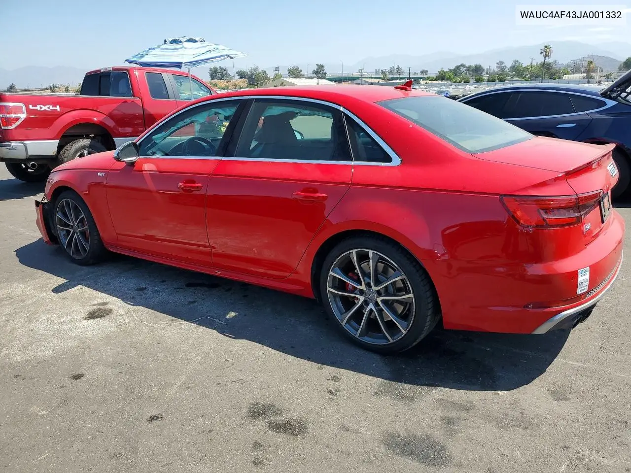 2018 Audi S4 Prestige VIN: WAUC4AF43JA001332 Lot: 61243976