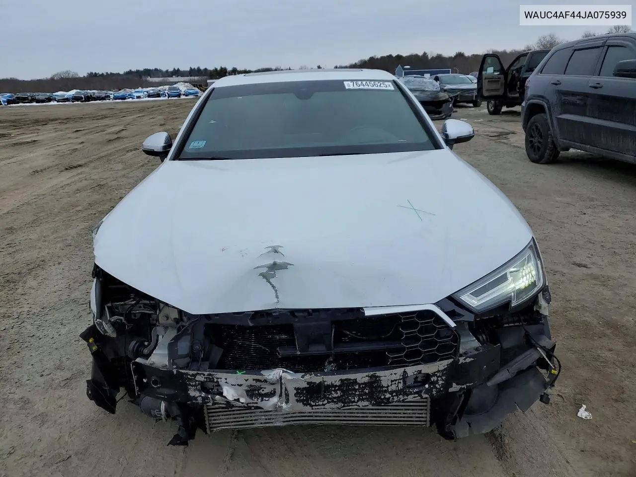 2018 Audi S4 Prestige VIN: WAUC4AF44JA075939 Lot: 76445625