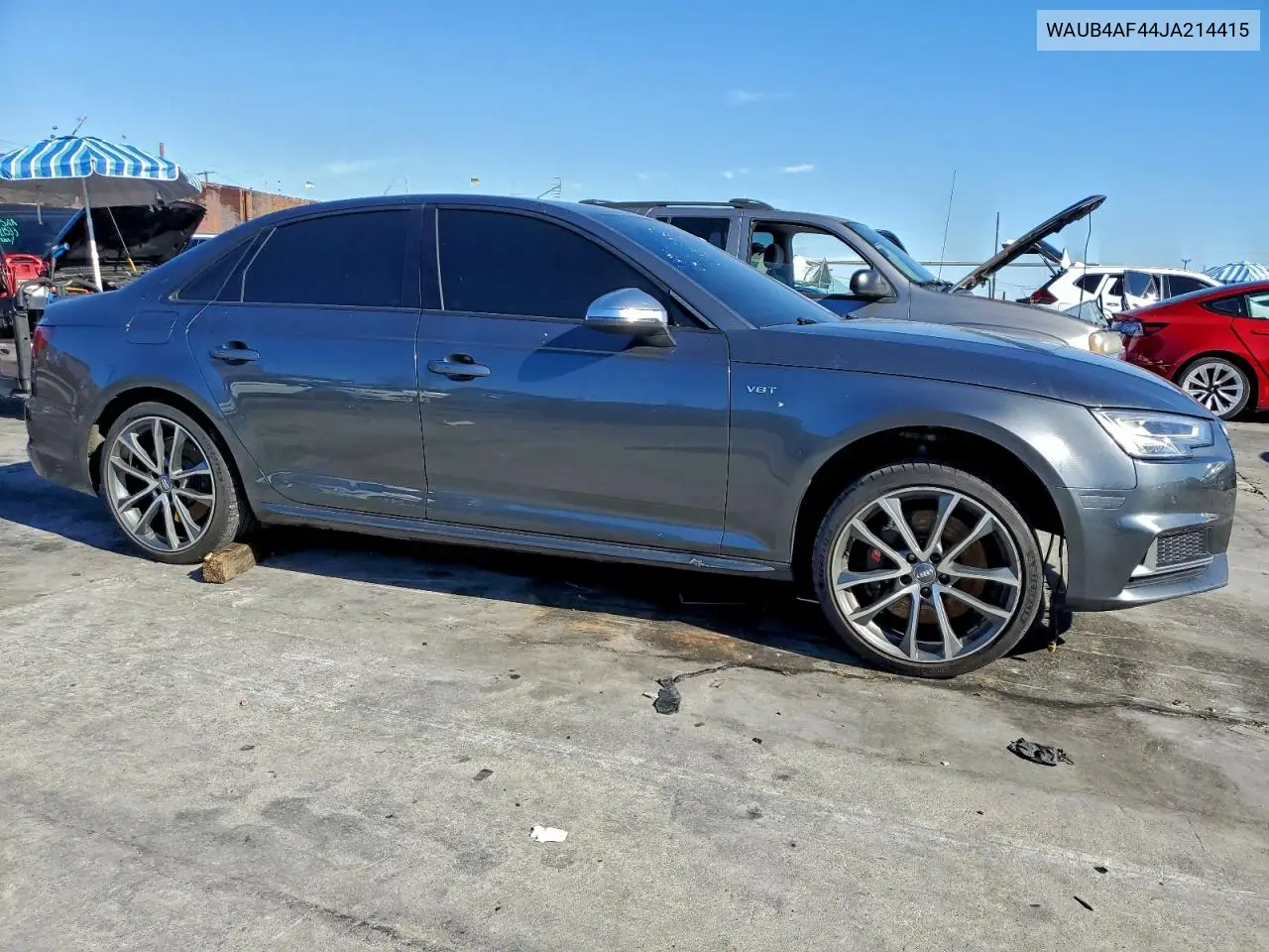 2018 Audi S4 Premium Plus VIN: WAUB4AF44JA214415 Lot: 99143425
