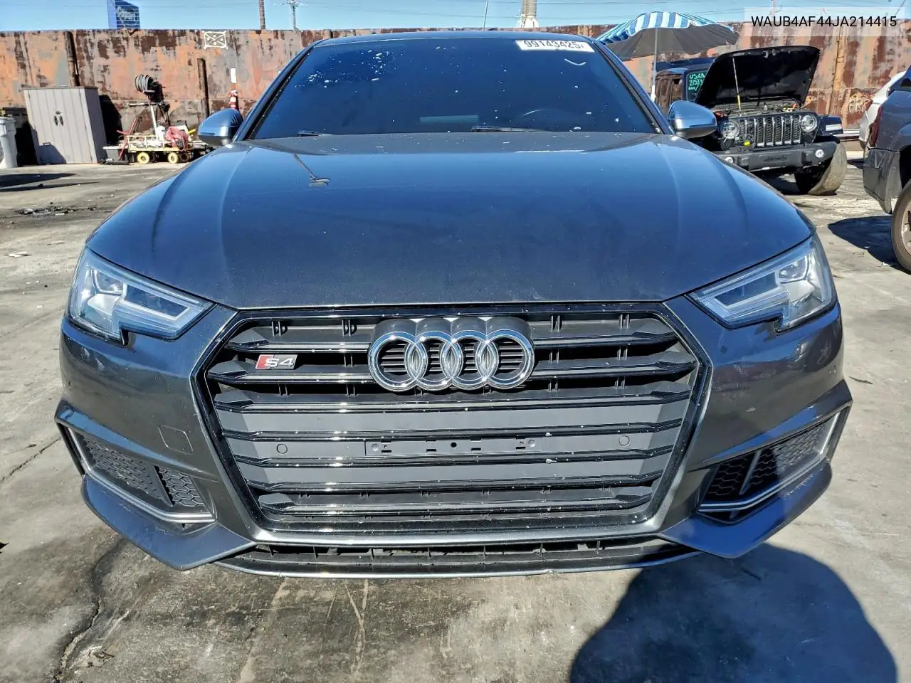 2018 Audi S4 Premium Plus VIN: WAUB4AF44JA214415 Lot: 99143425