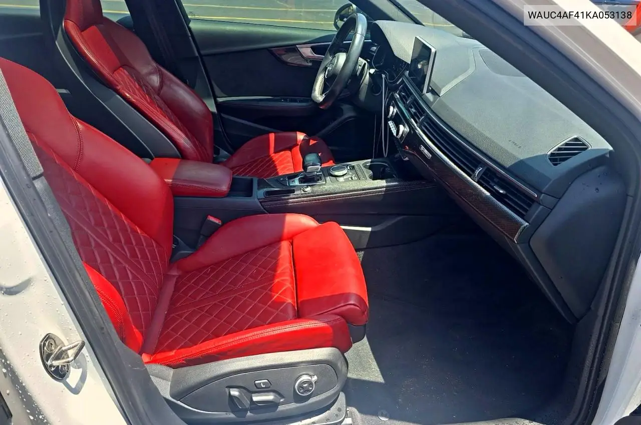 2019 Audi S4 Prestige VIN: WAUC4AF41KA053138 Lot: 61753896