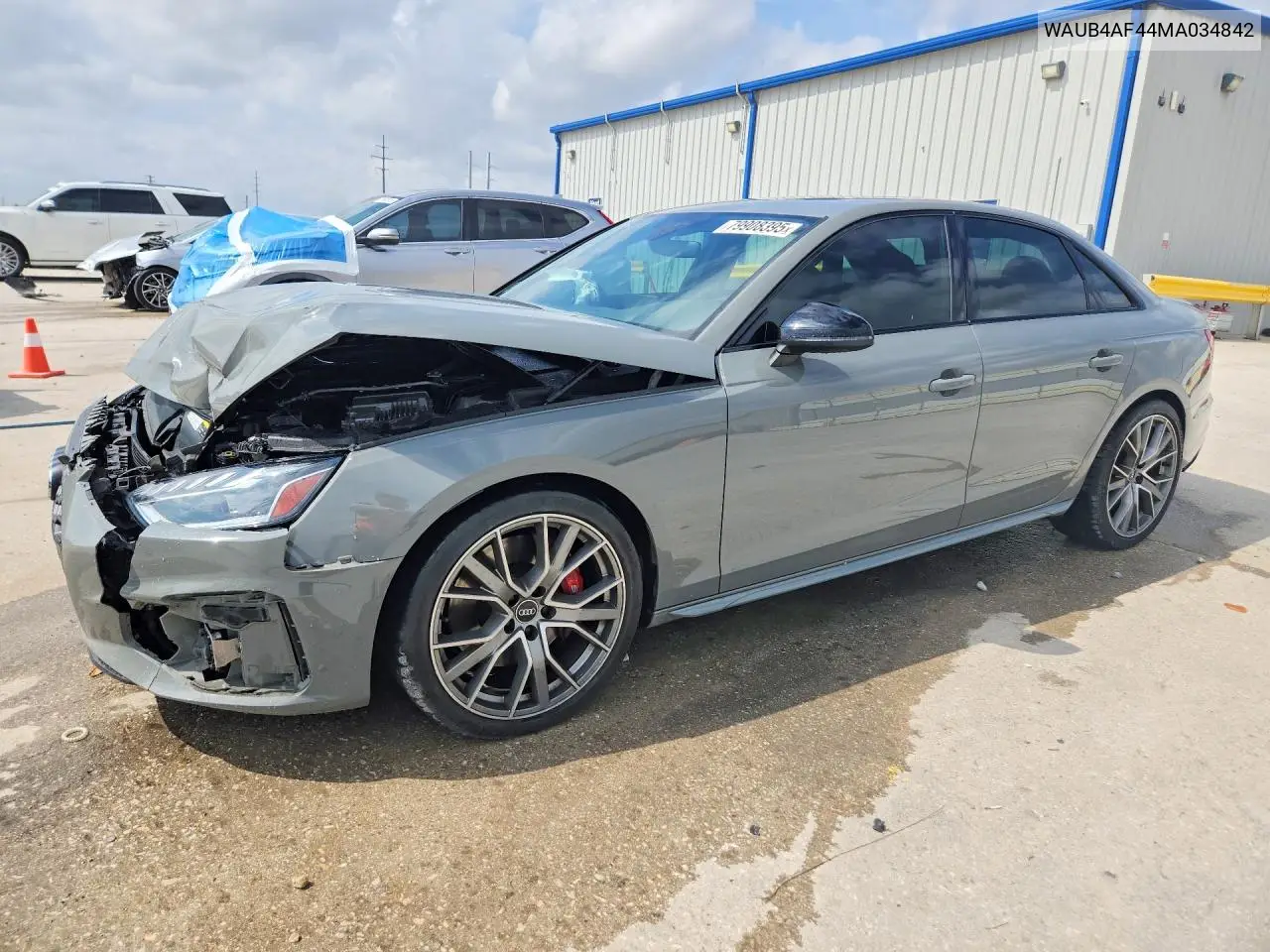 2021 Audi S4 Premium Plus VIN: WAUB4AF44MA034842 Lot: 79908395