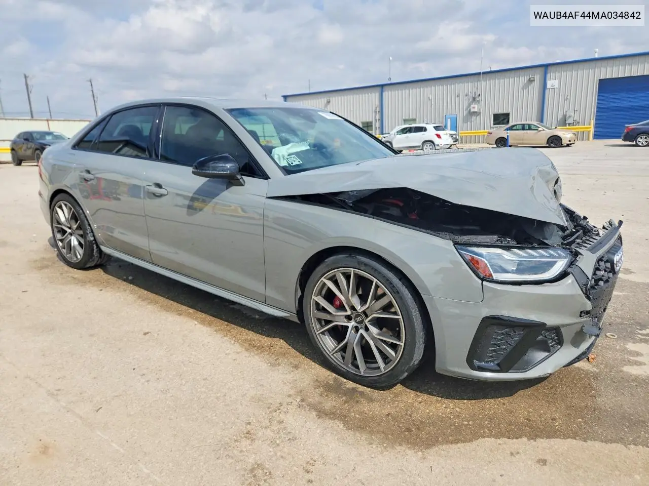 2021 Audi S4 Premium Plus VIN: WAUB4AF44MA034842 Lot: 79908395