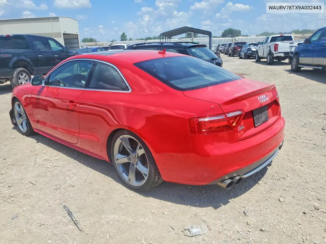2009 Audi S5 Quattro VIN: WAURV78TX9A032443 Lot: 60050526