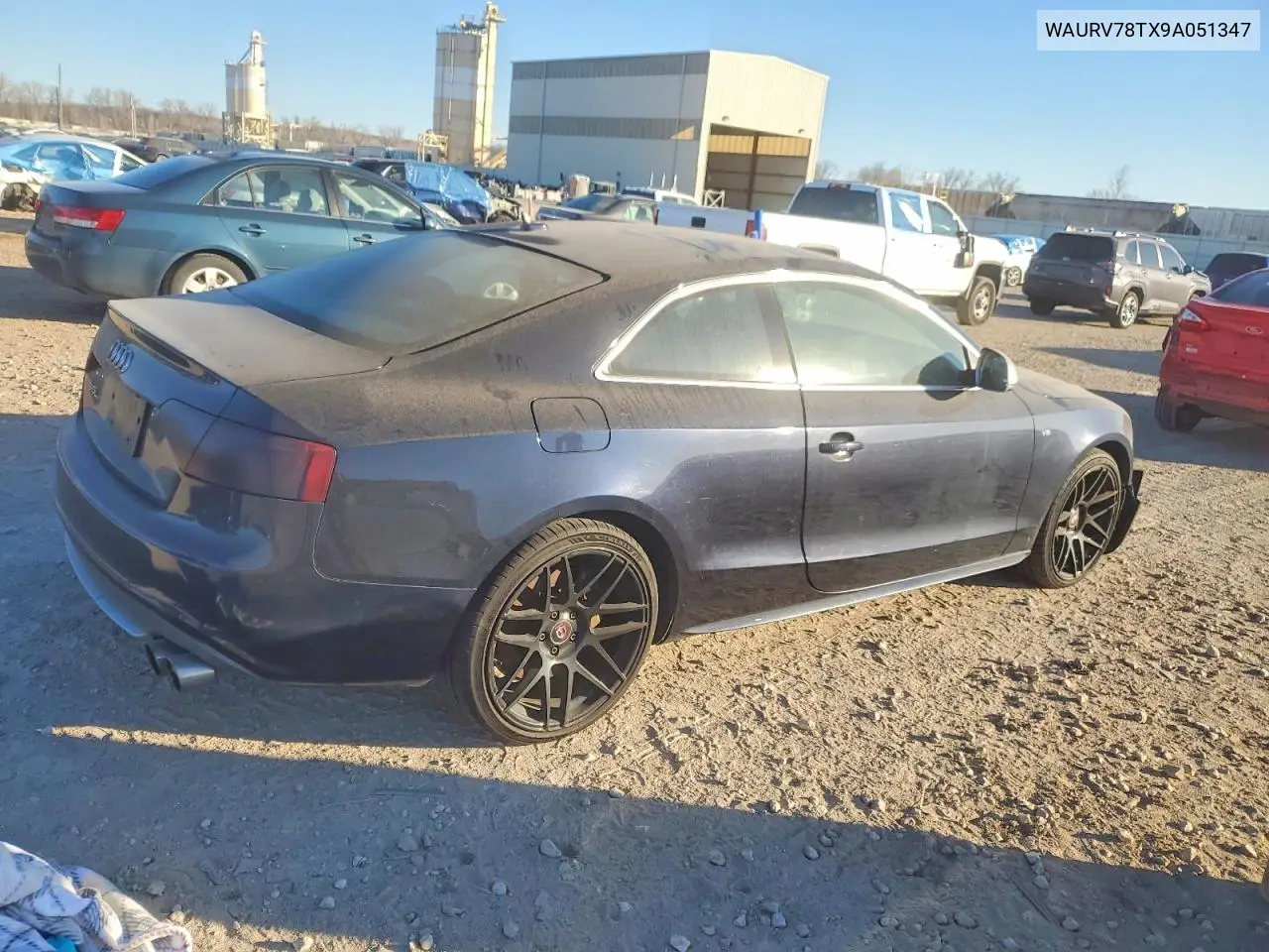 2009 Audi S5 Quattro VIN: WAURV78TX9A051347 Lot: 95454115