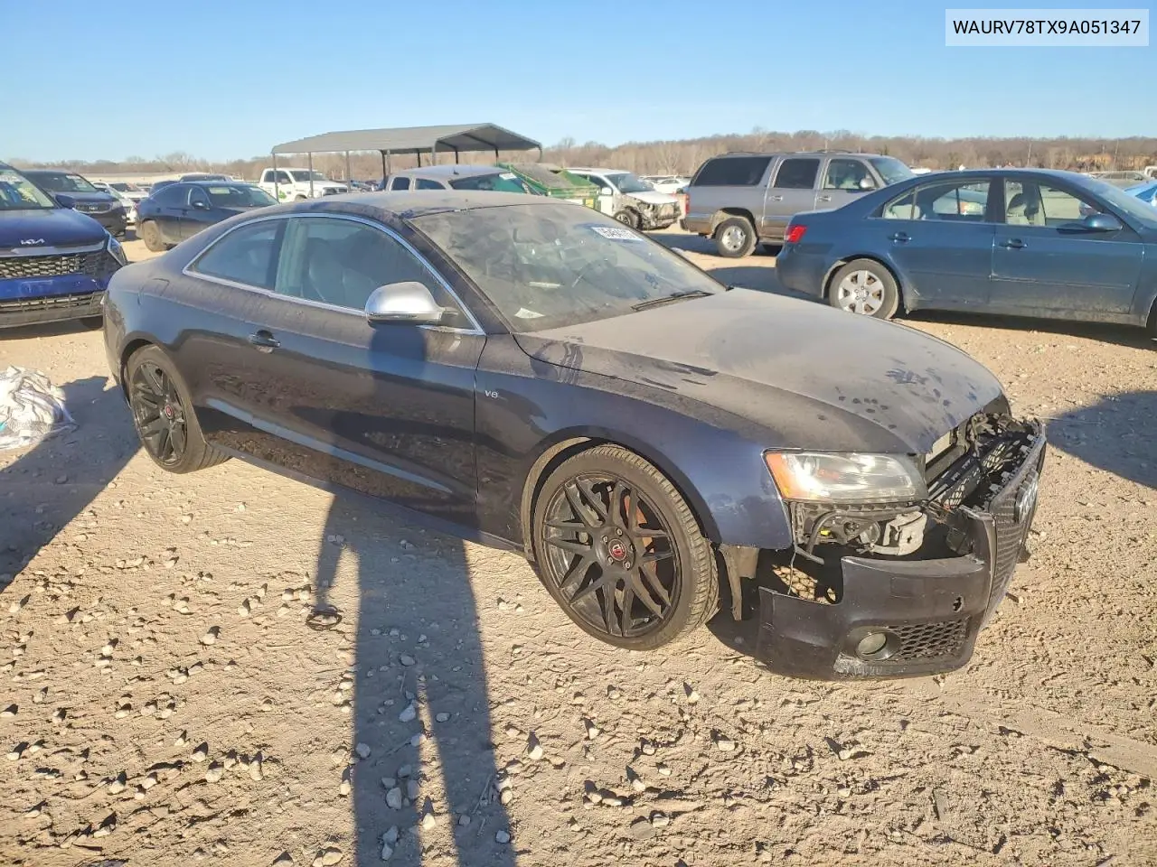 2009 Audi S5 Quattro VIN: WAURV78TX9A051347 Lot: 95454115
