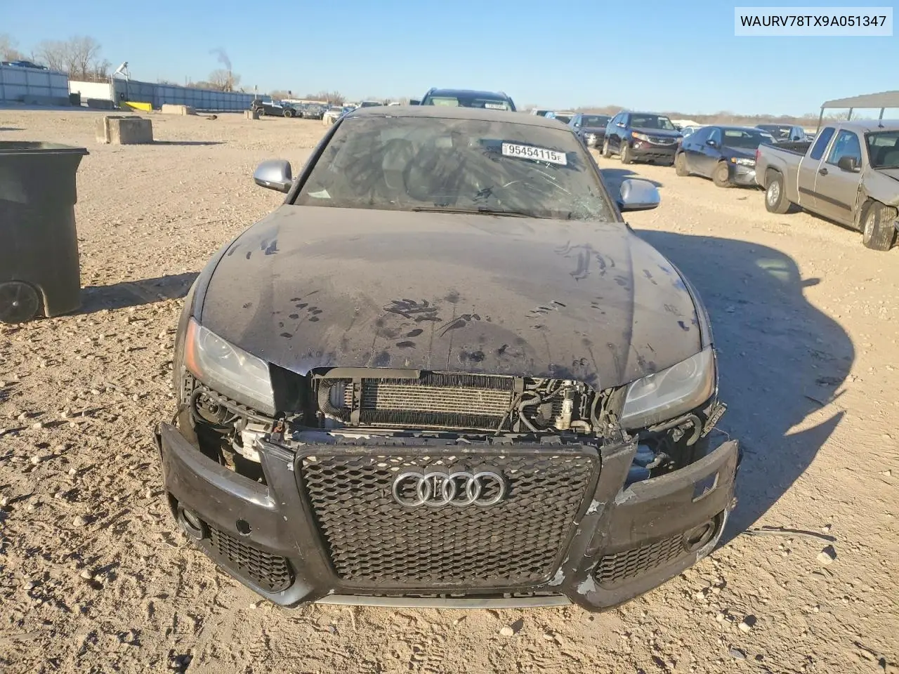 2009 Audi S5 Quattro VIN: WAURV78TX9A051347 Lot: 95454115