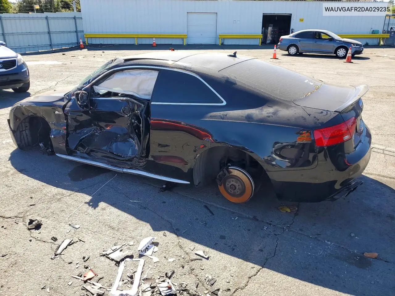 2013 Audi S5 Prestige VIN: WAUVGAFR2DA029235 Lot: 59694986